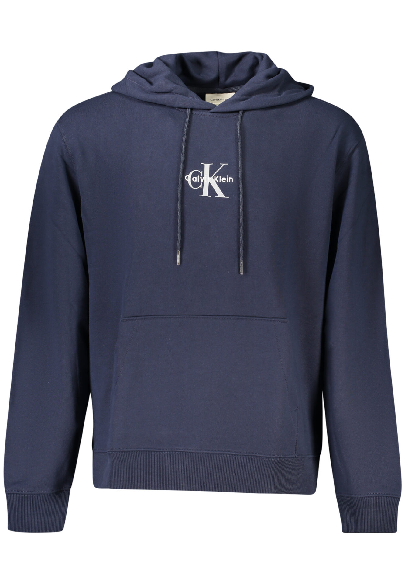 CALVIN KLEIN MEN'S BLUE ZIP-UP SWEATSHIRT