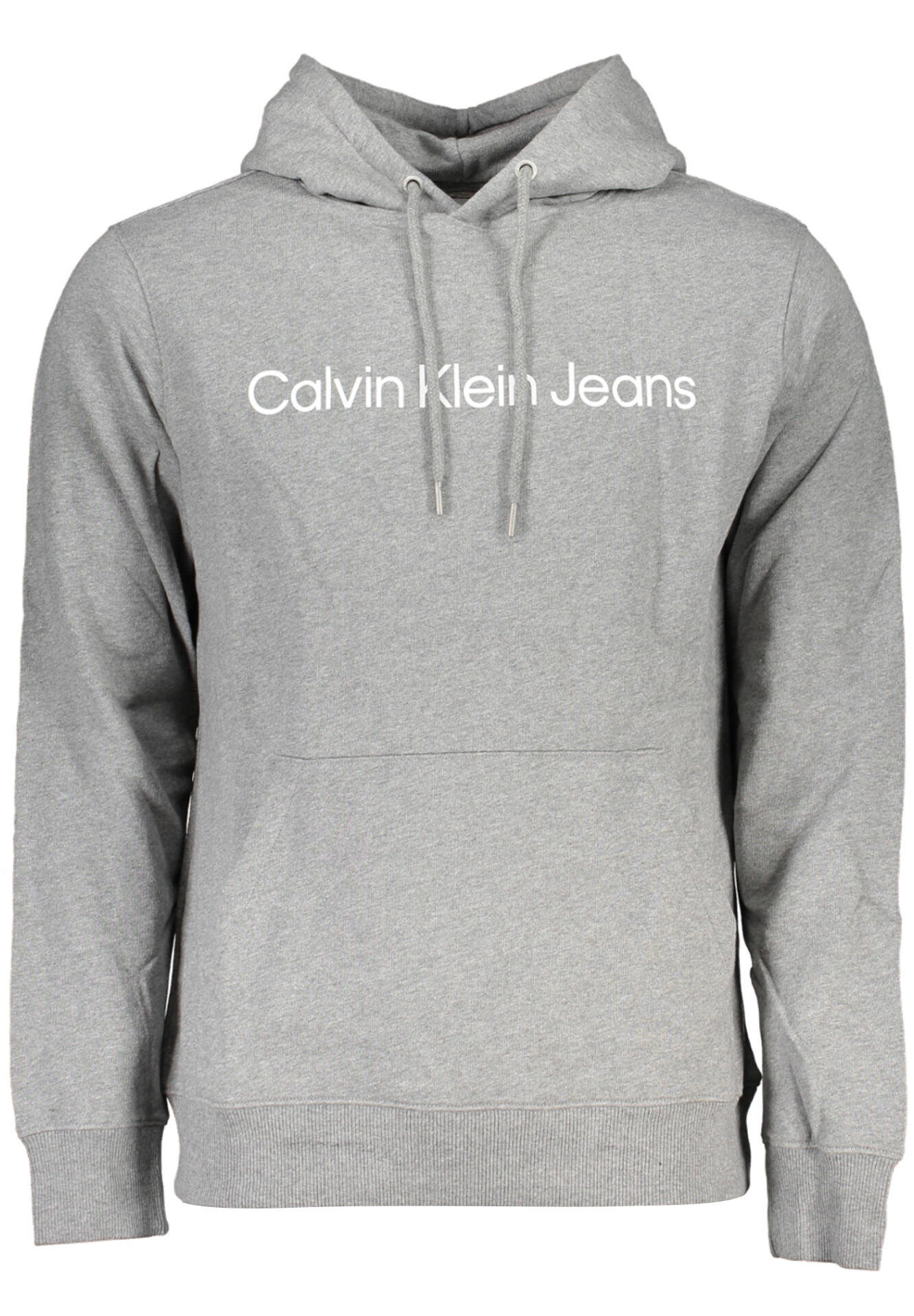 CALVIN KLEIN MEN'S GRAY ZIPLESS SWEATSHIRT