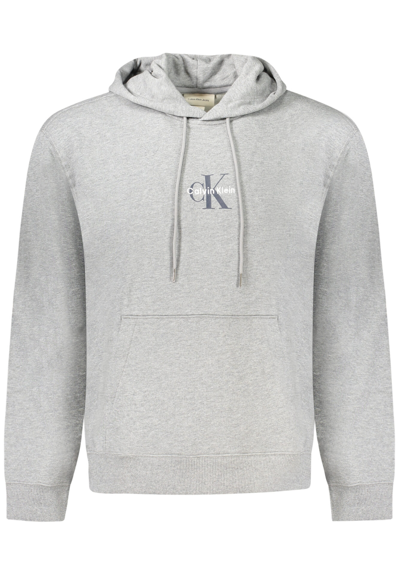 CALVIN KLEIN MEN'S GRAY ZIP-UP SWEATSHIRT
