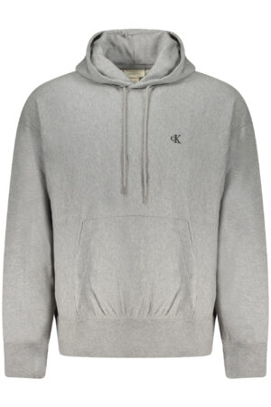 CALVIN KLEIN vyriškas pilkas džemperis su užtrauktuku