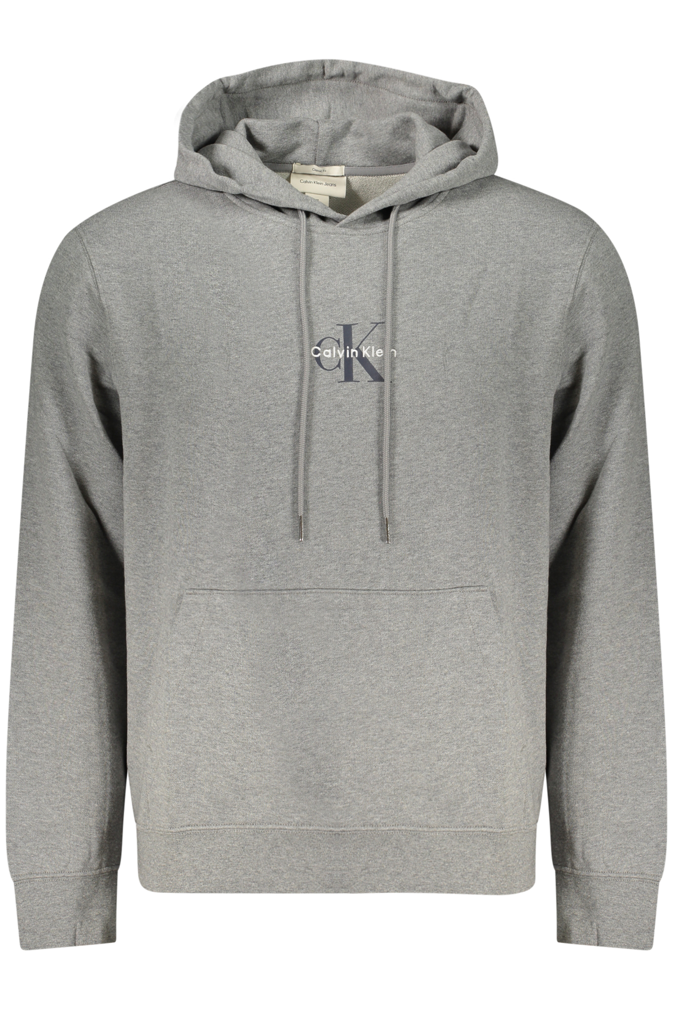 CALVIN KLEIN MEN'S GRAY ZIP-UP SWEATSHIRT CALVIN KLEIN MEN'S GRAY ZIP-UP SWEATSHIRT