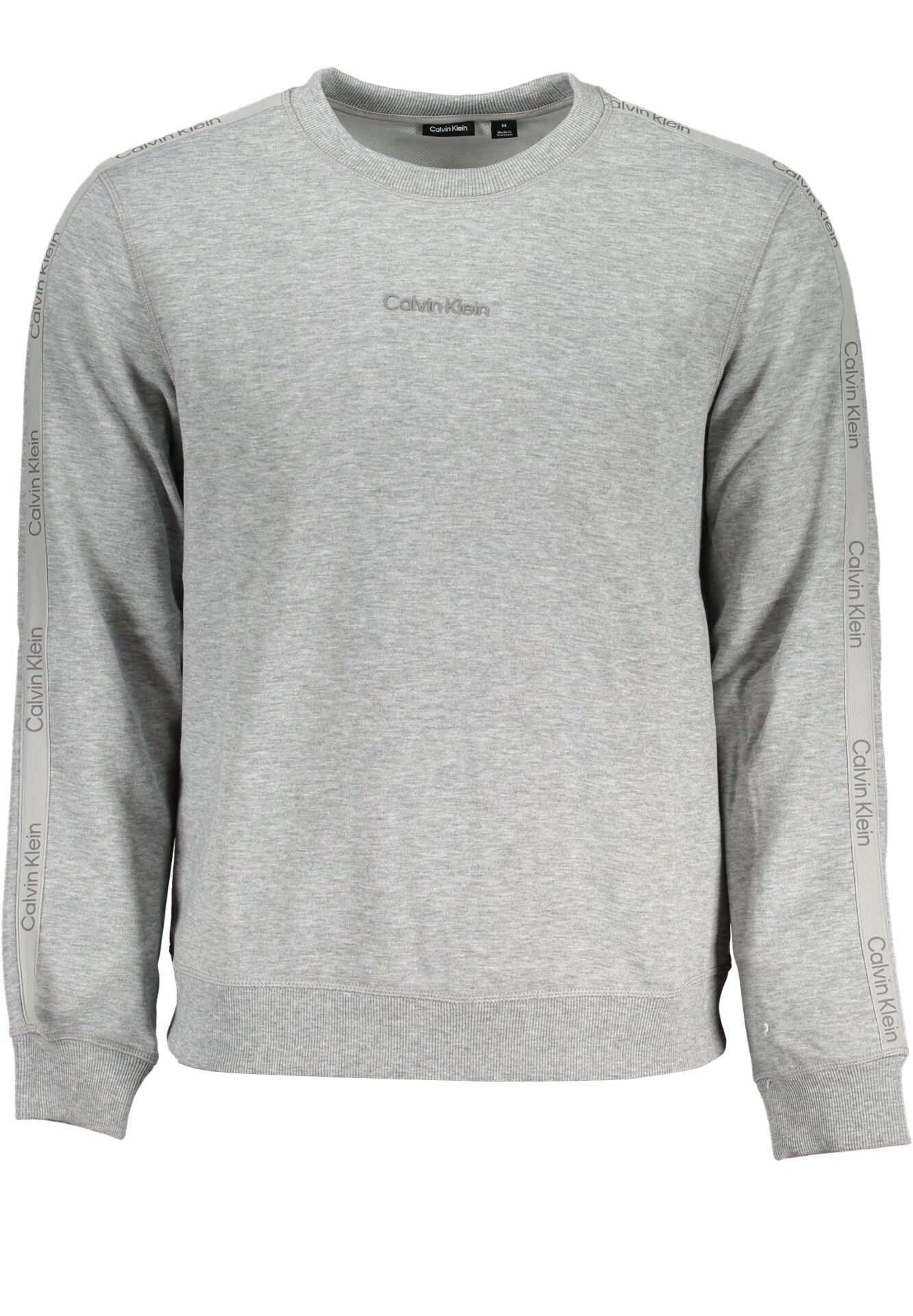 CALVIN KLEIN MEN'S GRAY ZIPLESS SWEATSHIRT