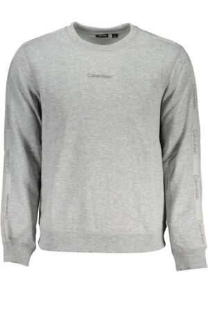 CALVIN KLEIN MEN'S GRAY ZIPLESS SWEATSHIRT