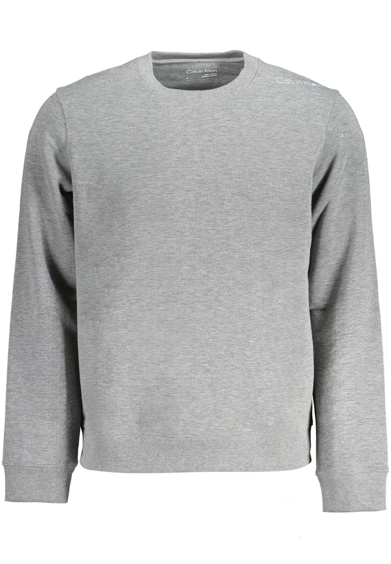 CALVIN KLEIN MEN'S ZIP-UP SWEATSHIRT GREY