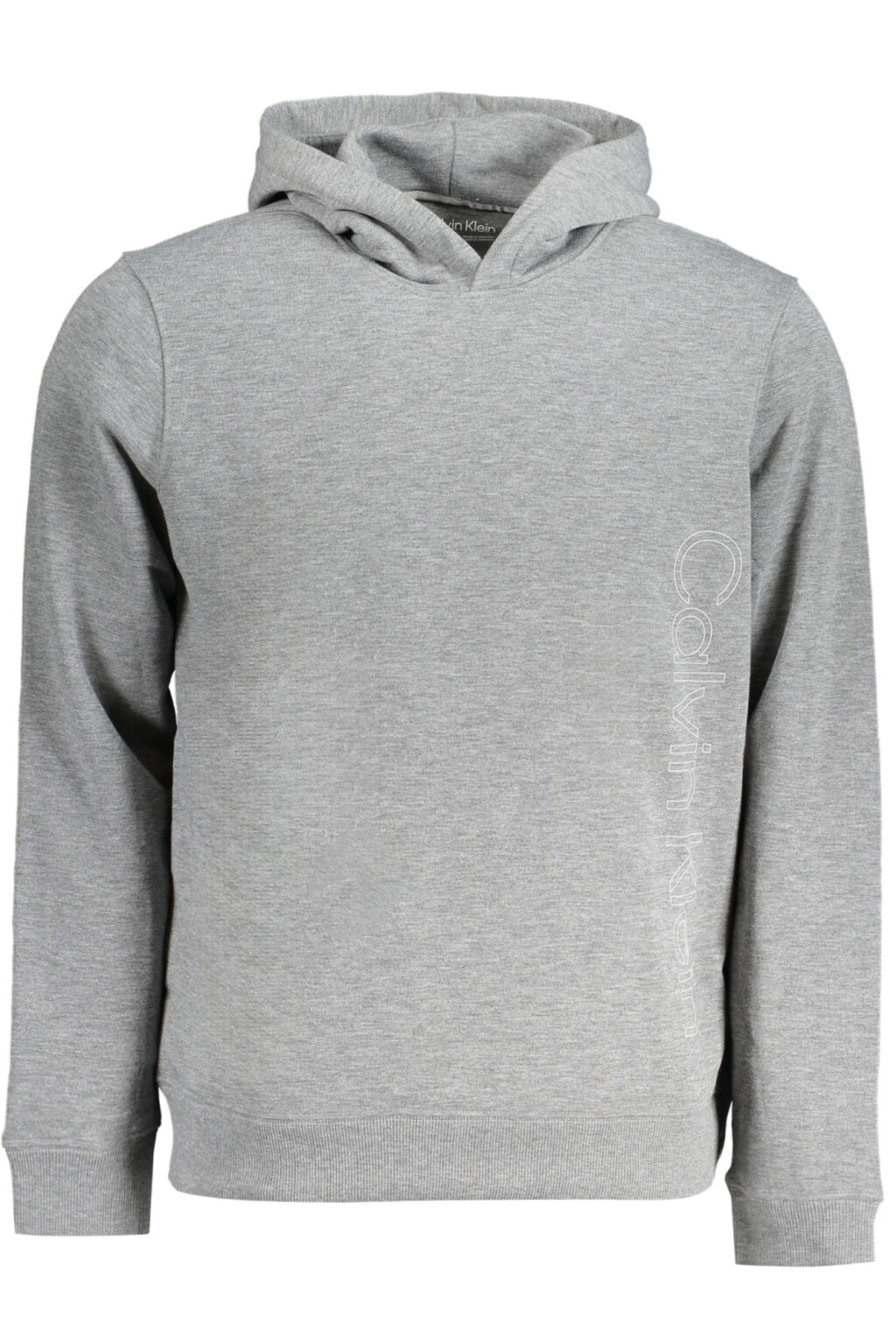 calvinkleinfelpasenzazipuomogrigio_1 CALVIN KLEIN pilkas vyriškas džemperis su užtrauktuku