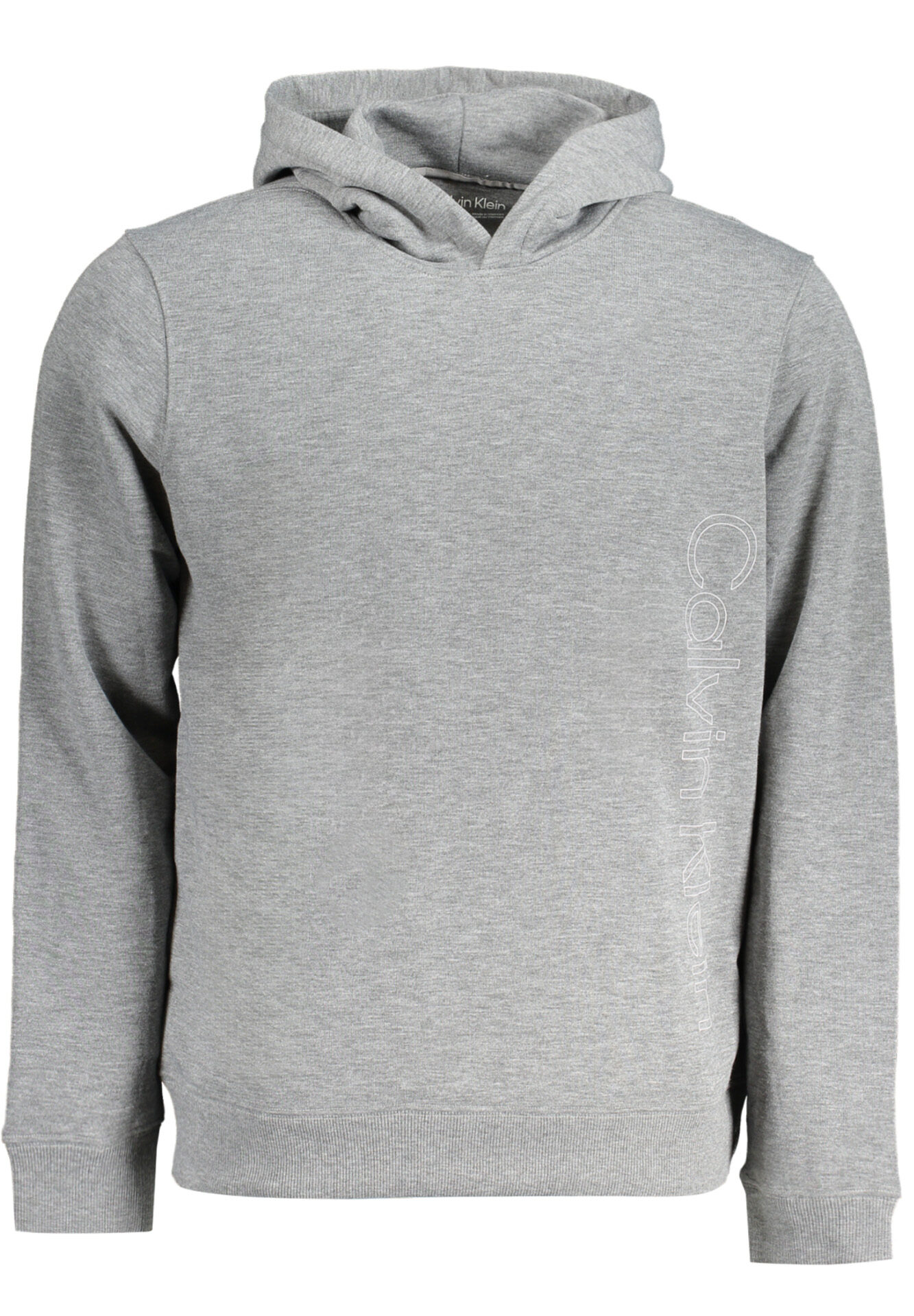 CALVIN KLEIN MEN'S ZIP-UP SWEATSHIRT GREY