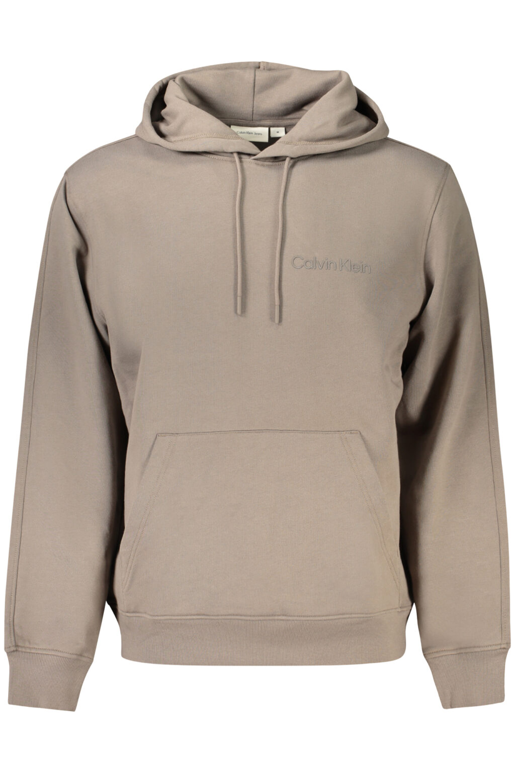 calvinkleinfelpasenzazipuomomarrone_1 CALVIN KLEIN rudas vyriškas džemperis su užtrauktuku