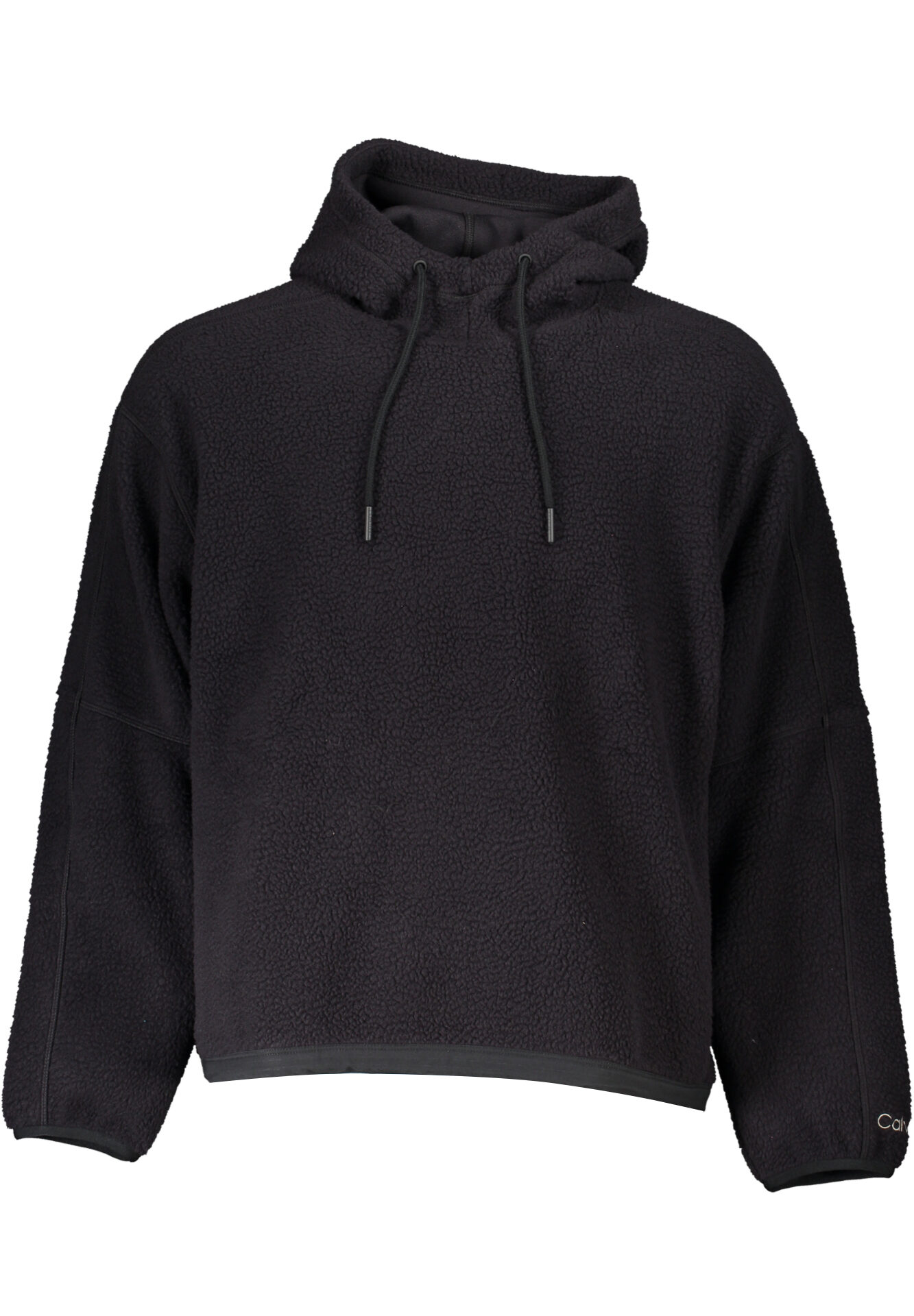 CALVIN KLEIN MEN'S BLACK ZIPLESS SWEATSHIRT