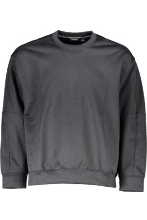 CALVIN KLEIN MEN'S BLACK ZIPLESS SWEATSHIRT