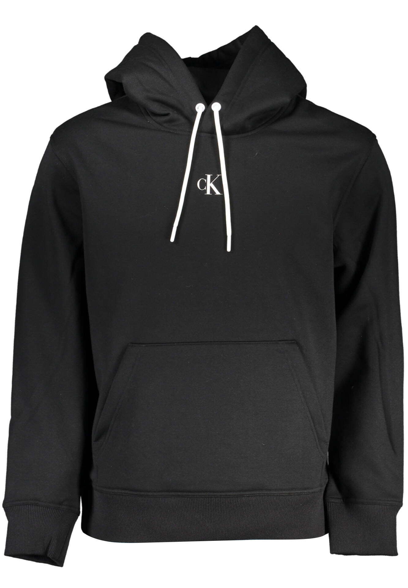 CALVIN KLEIN MEN'S BLACK ZIPLESS SWEATSHIRT