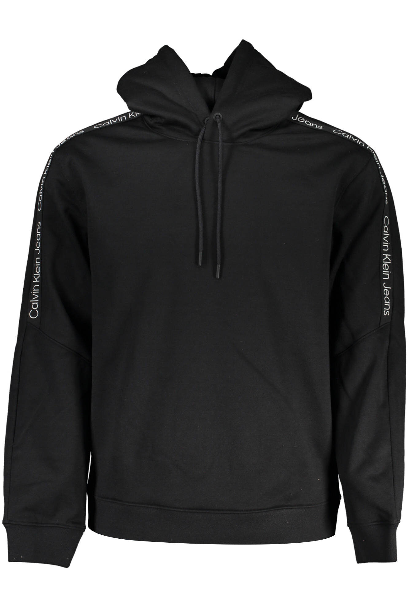 CALVIN KLEIN MEN'S BLACK ZIPLESS SWEATSHIRT