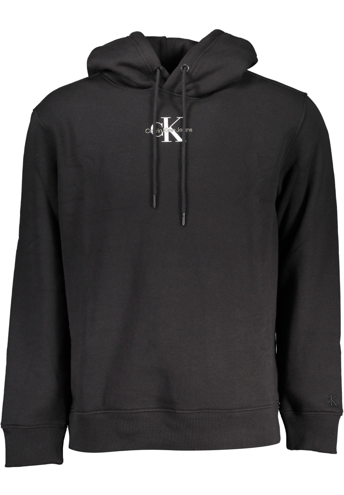 CALVIN KLEIN MEN'S BLACK ZIPLESS SWEATSHIRT
