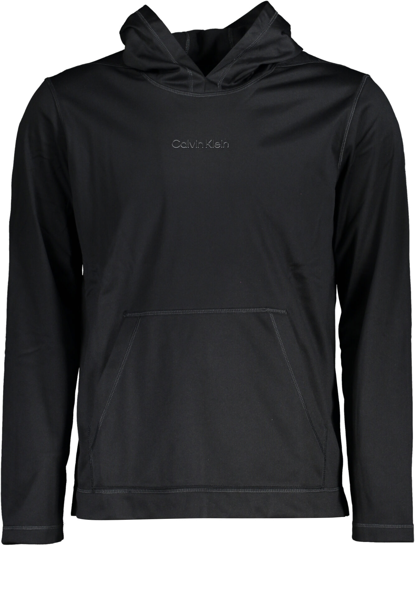 CALVIN KLEIN MEN'S BLACK ZIPLESS SWEATSHIRT