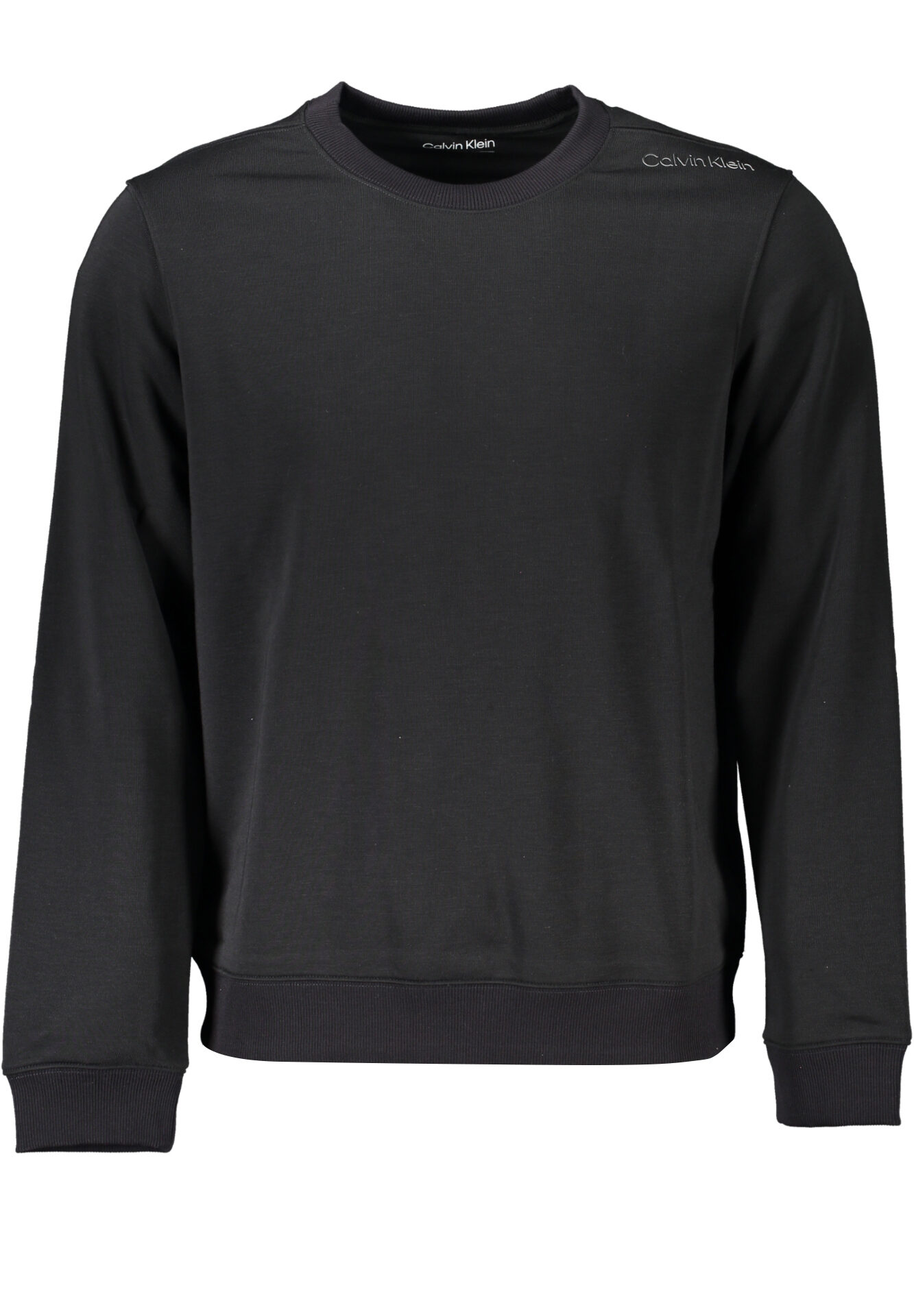 CALVIN KLEIN MEN'S BLACK ZIPLESS SWEATSHIRT