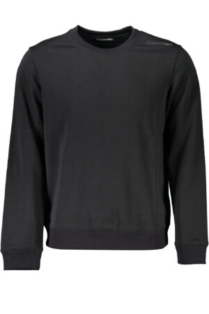 CALVIN KLEIN MEN'S BLACK ZIPLESS SWEATSHIRT