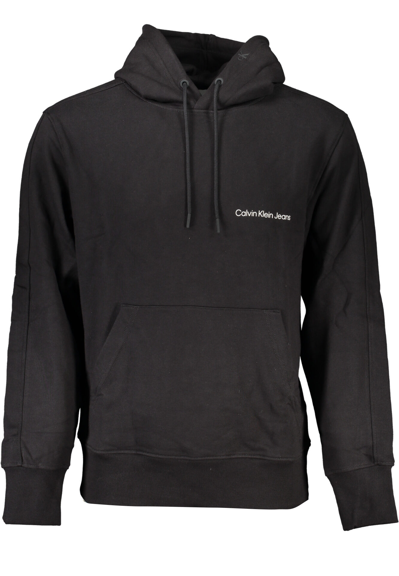 CALVIN KLEIN MEN'S BLACK ZIPLESS SWEATSHIRT
