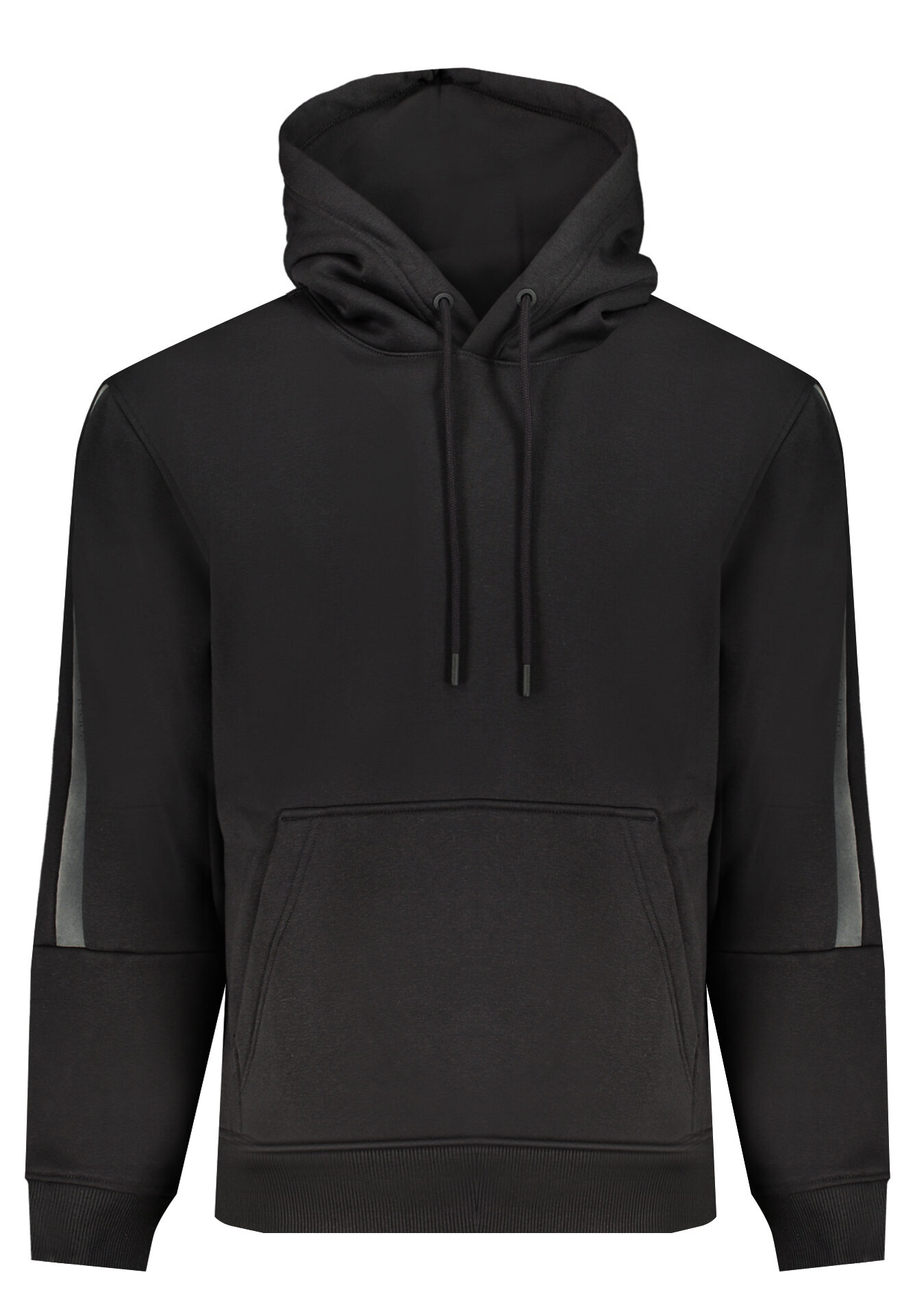 CALVIN KLEIN MEN'S BLACK ZIPLESS SWEATSHIRT
