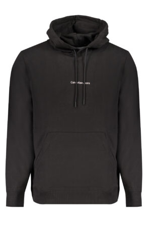 CALVIN KLEIN MEN'S BLACK ZIPLESS SWEATSHIRT