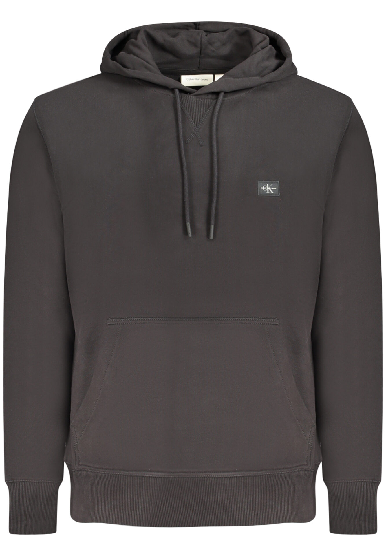 CALVIN KLEIN MEN'S BLACK ZIP-UP SWEATSHIRT