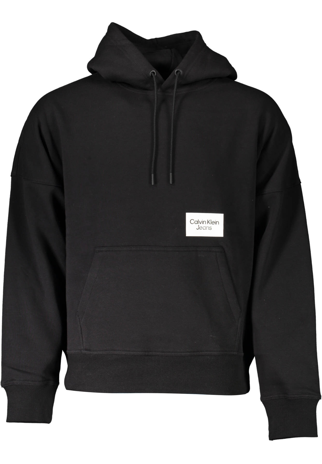 CALVIN KLEIN MEN'S BLACK ZIP-UP SWEATSHIRT