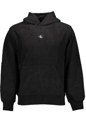 CALVIN KLEIN juodas vyriškas džemperis su užtrauktuku