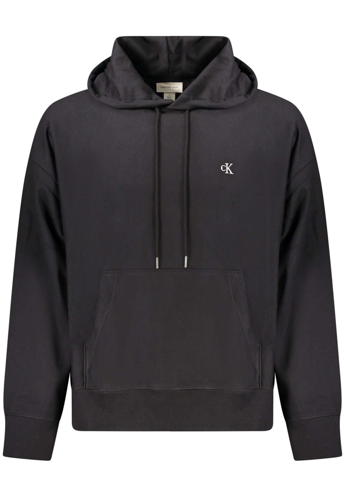 CALVIN KLEIN MEN'S BLACK ZIP-UP SWEATSHIRT