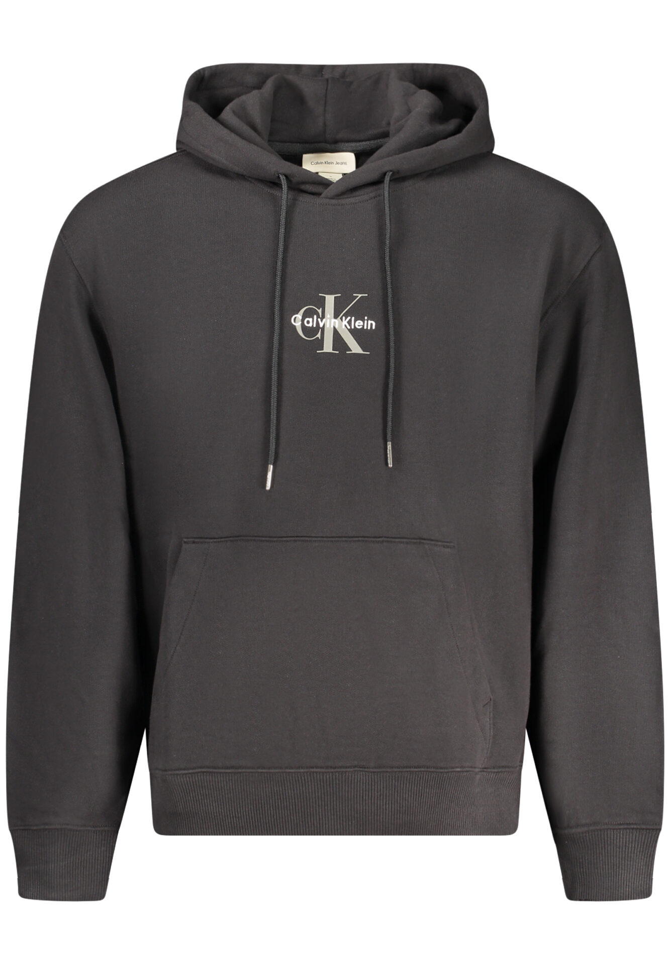 CALVIN KLEIN MEN'S BLACK ZIP-UP SWEATSHIRT