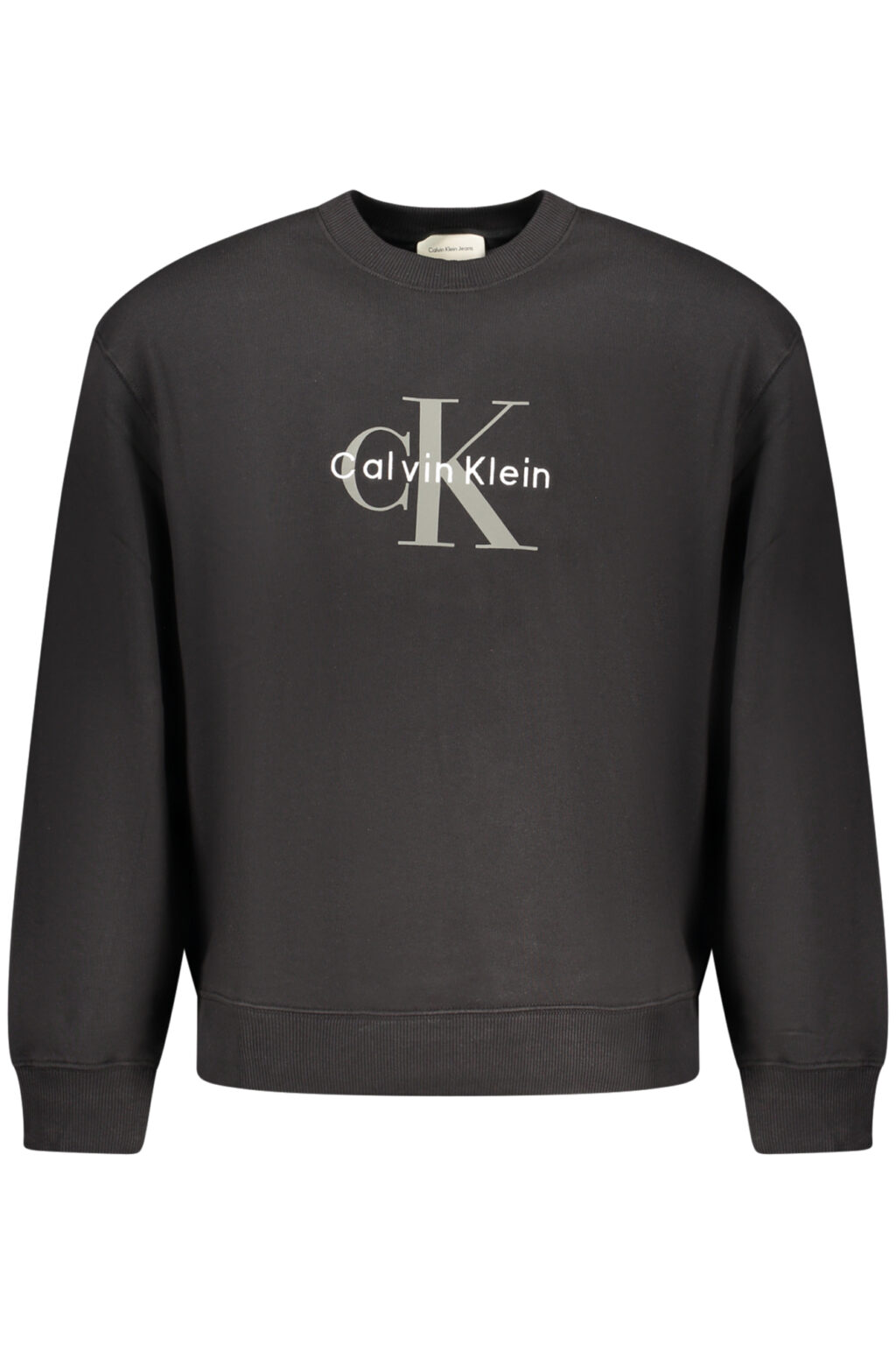 calvinkleinfelpasenzazipuomonero_1 CALVIN KLEIN vyriškas juodas džemperis su užtrauktuku