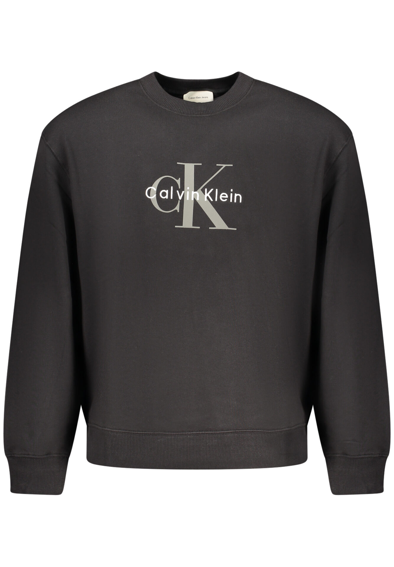 CALVIN KLEIN MEN'S BLACK ZIP-UP SWEATSHIRT