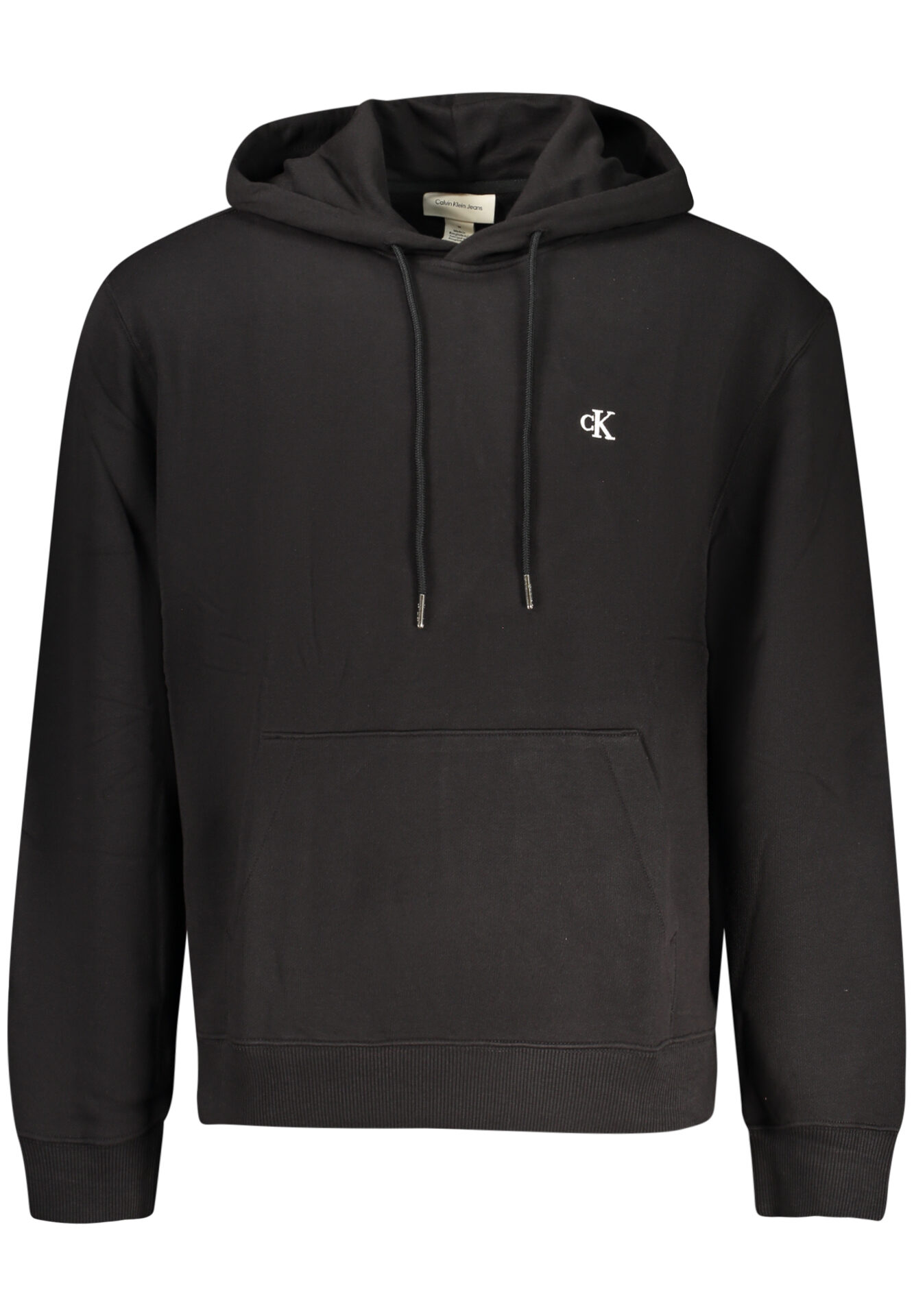 CALVIN KLEIN MEN'S BLACK ZIP-UP SWEATSHIRT