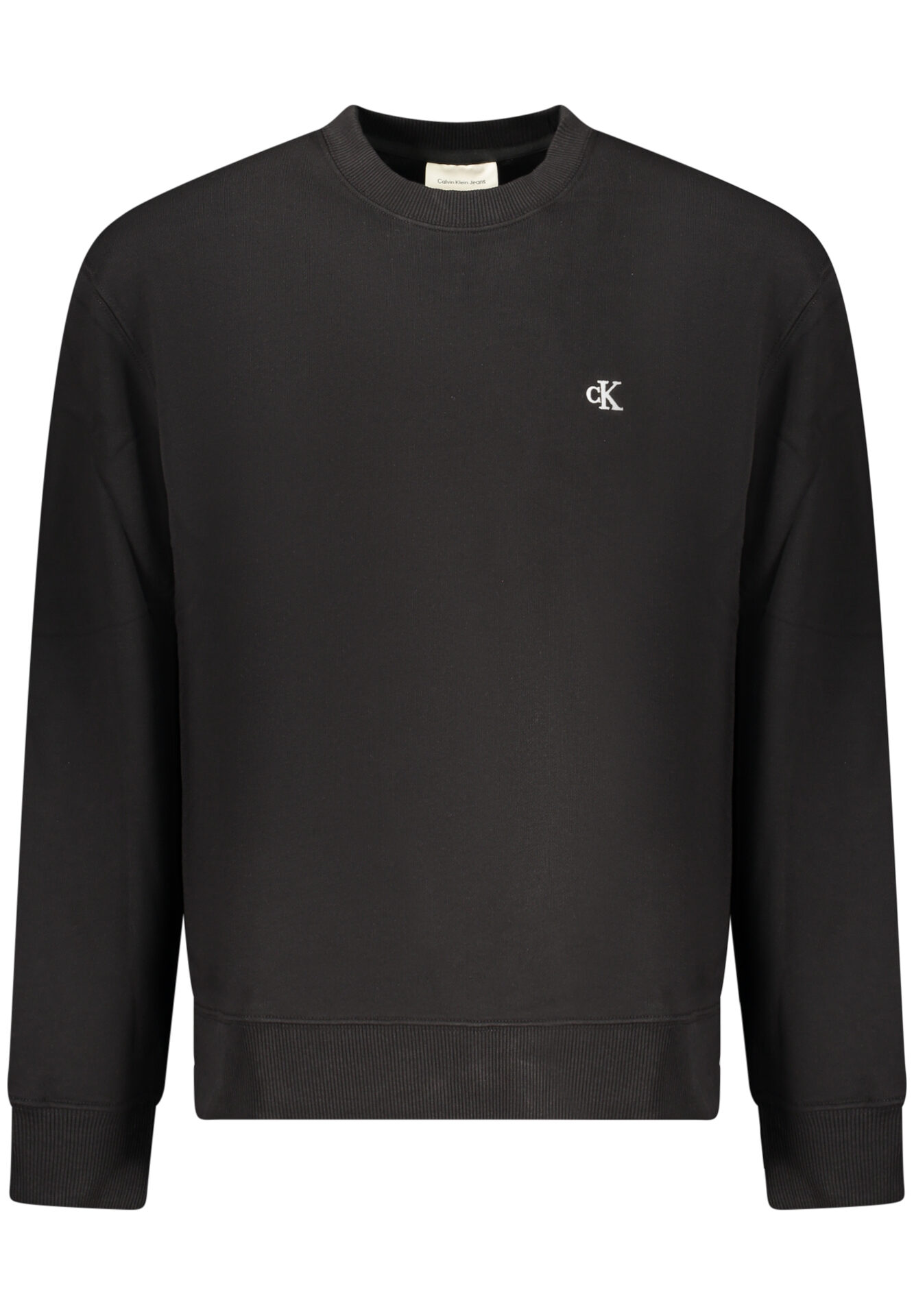 CALVIN KLEIN MEN'S BLACK ZIP-UP SWEATSHIRT