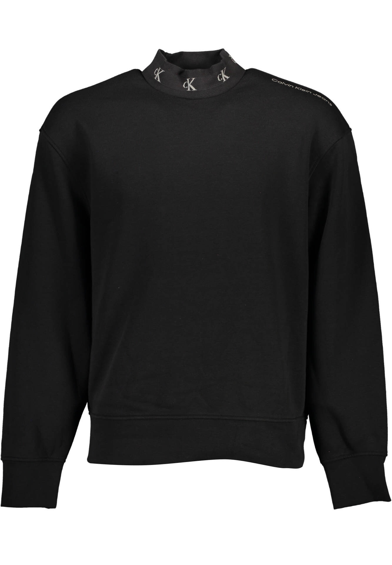 CALVIN KLEIN SWEATSHIRT WITHOUT ZIP BLACK MAN