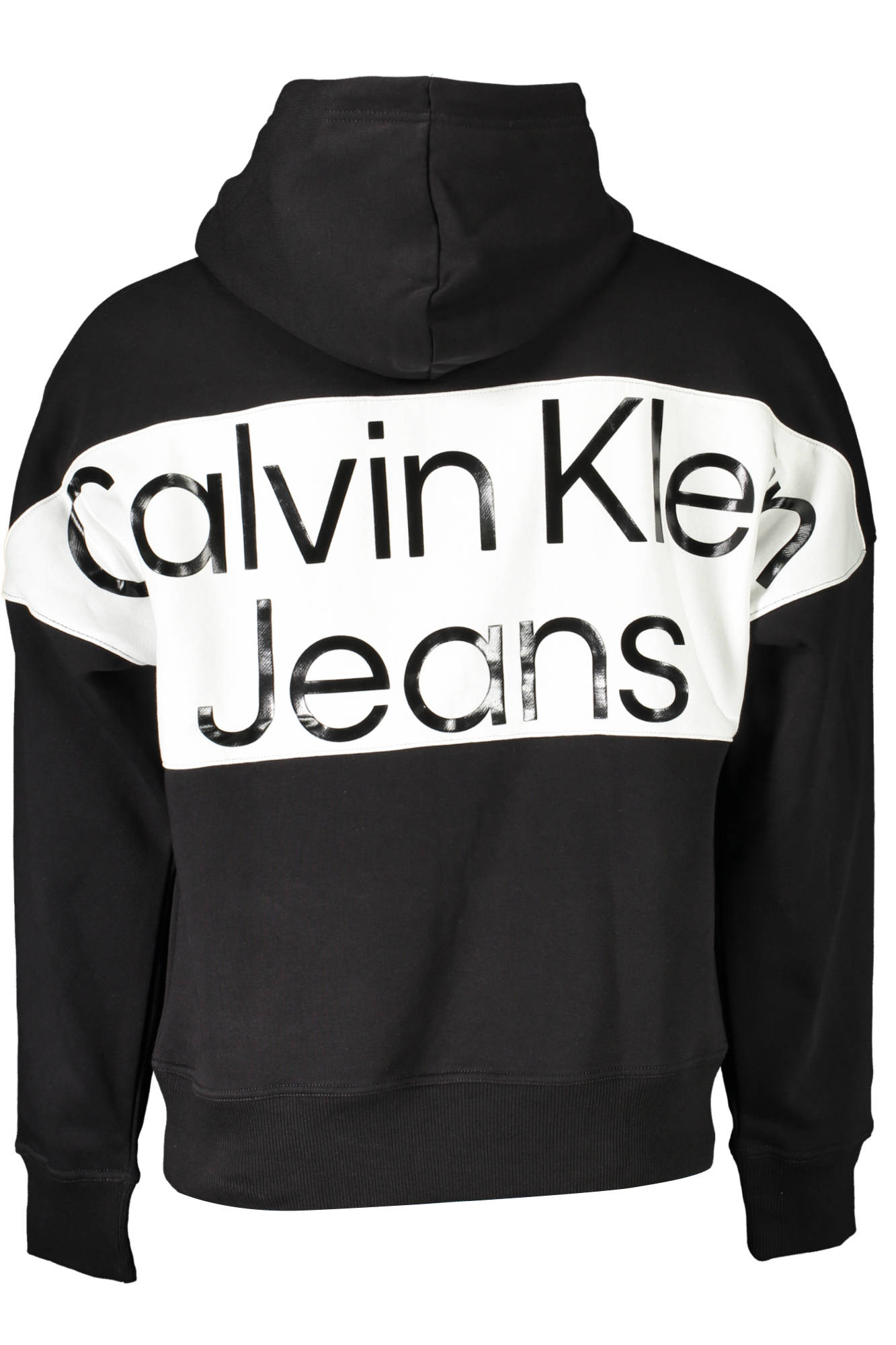 CALVIN KLEIN juodas vyriškas džemperis su užtrauktuku CALVIN KLEIN juodas vyriškas džemperis su užtrauktuku - Image 2