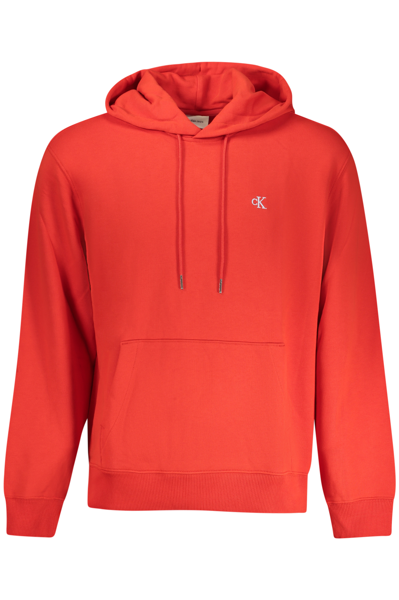 CALVIN KLEIN MEN'S RED ZIP-UP SWEATSHIRT CALVIN KLEIN MEN'S RED ZIP-UP SWEATSHIRT