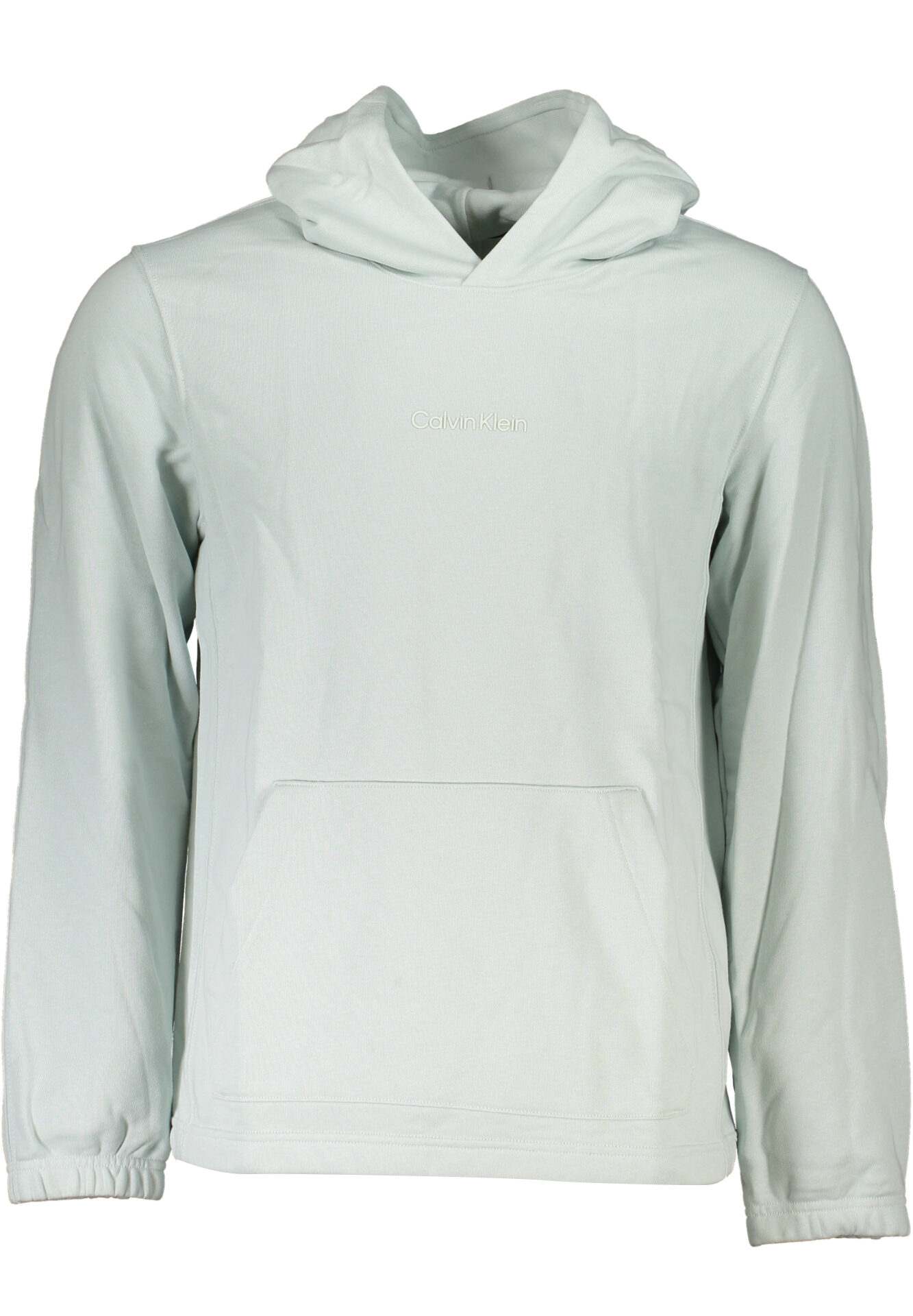 CALVIN KLEIN MEN'S GREEN ZIPLESS SWEATSHIRT