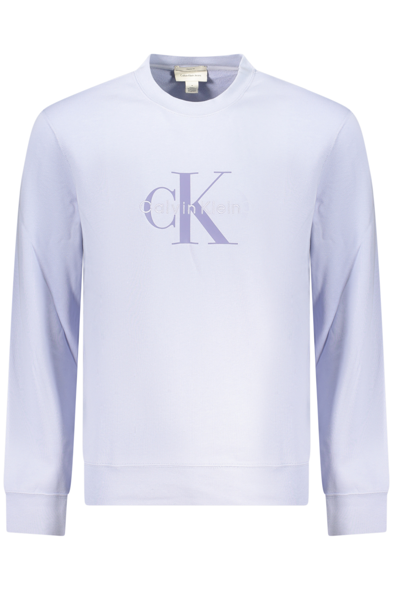 CALVIN KLEIN MEN'S PURPLE ZIP-UP SWEATSHIRT CALVIN KLEIN MEN'S PURPLE ZIP-UP SWEATSHIRT