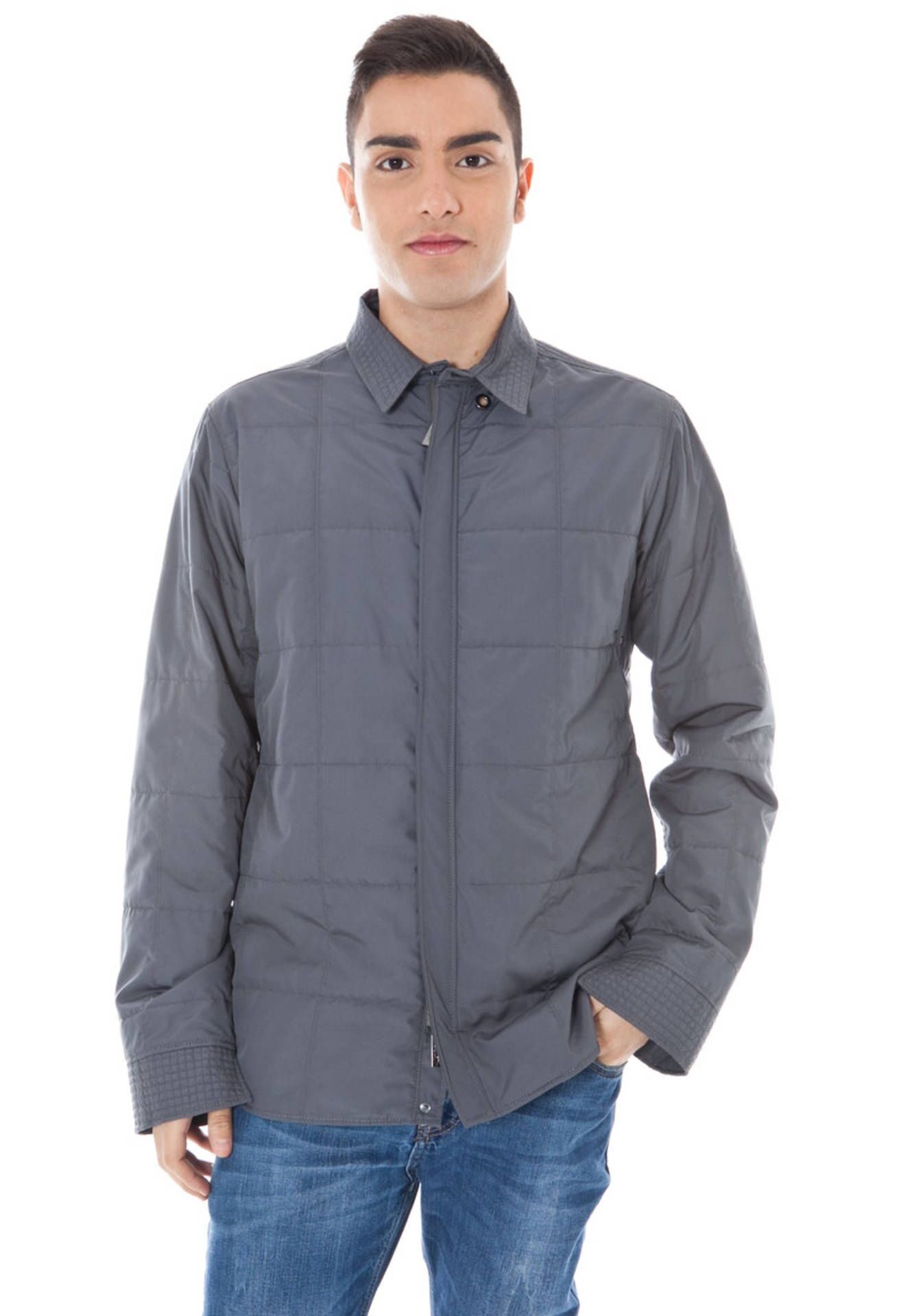 CALVIN KLEIN MEN'S SPORT JACKET GRAY