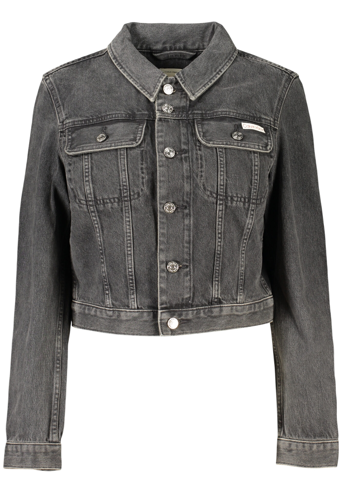 CALVIN KLEIN WOMEN'S BLACK DENIM JACKET