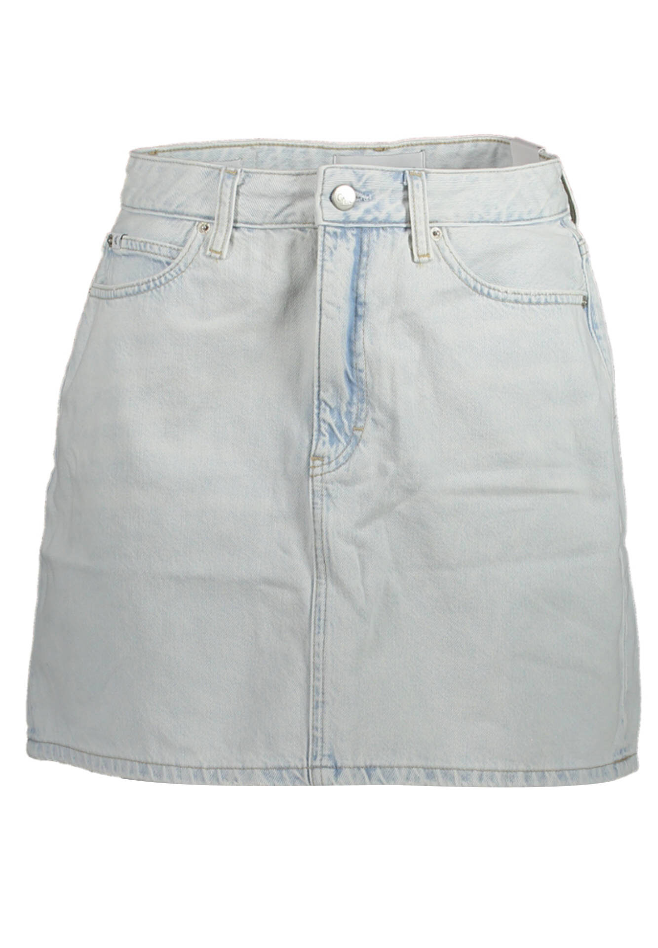 CALVIN KLEIN WOMEN'S LIGHT BLUE SHORT SKIRT