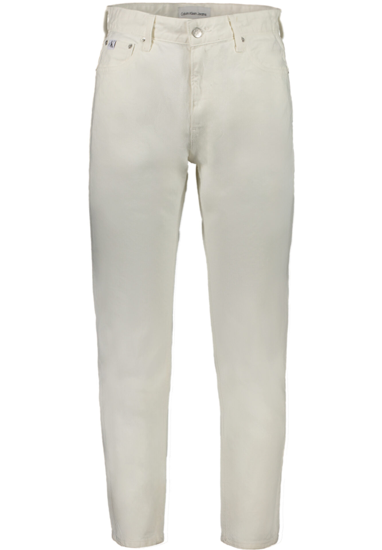 CALVIN KLEIN MEN'S WHITE DENIM JEANS