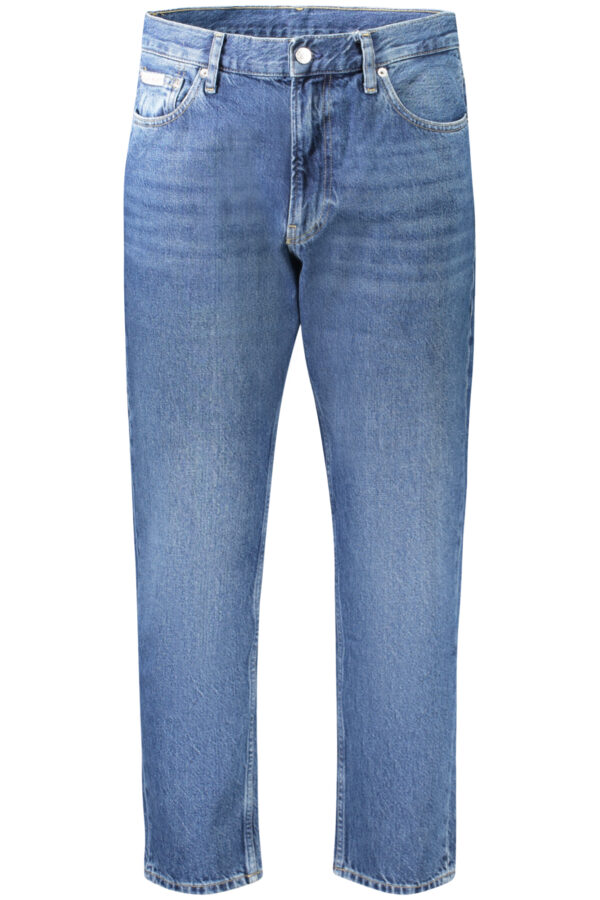 CALVIN KLEIN JEANS mėlyni vyriški džinsai