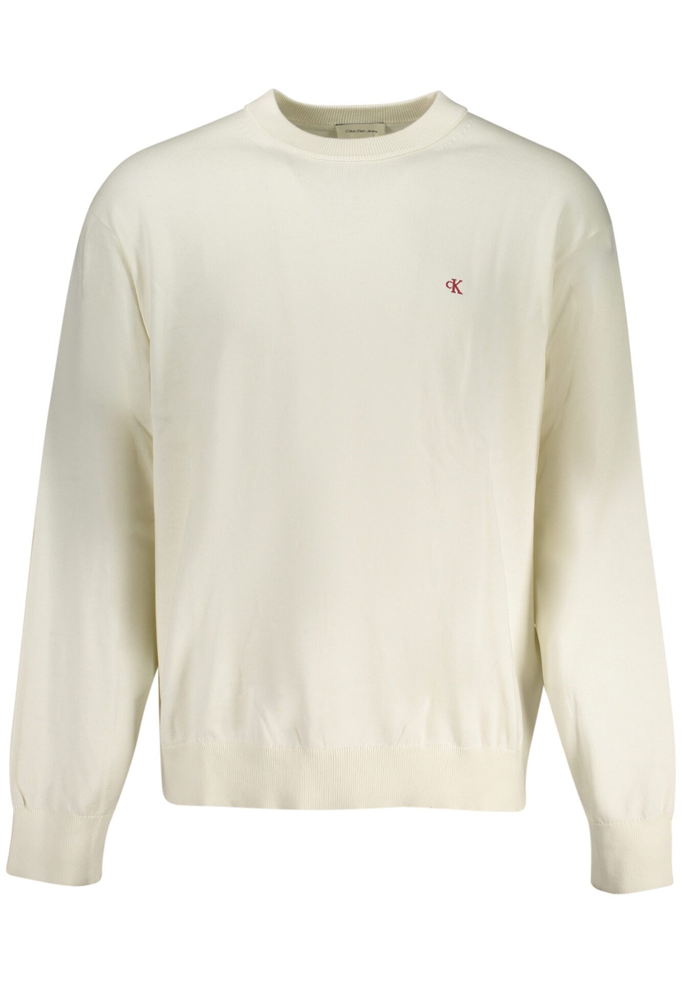 CALVIN KLEIN MEN'S WHITE SWEATER