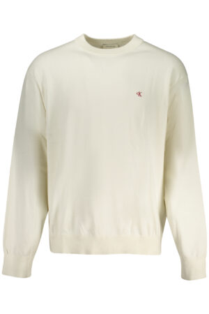 CALVIN KLEIN MEN'S WHITE SWEATER