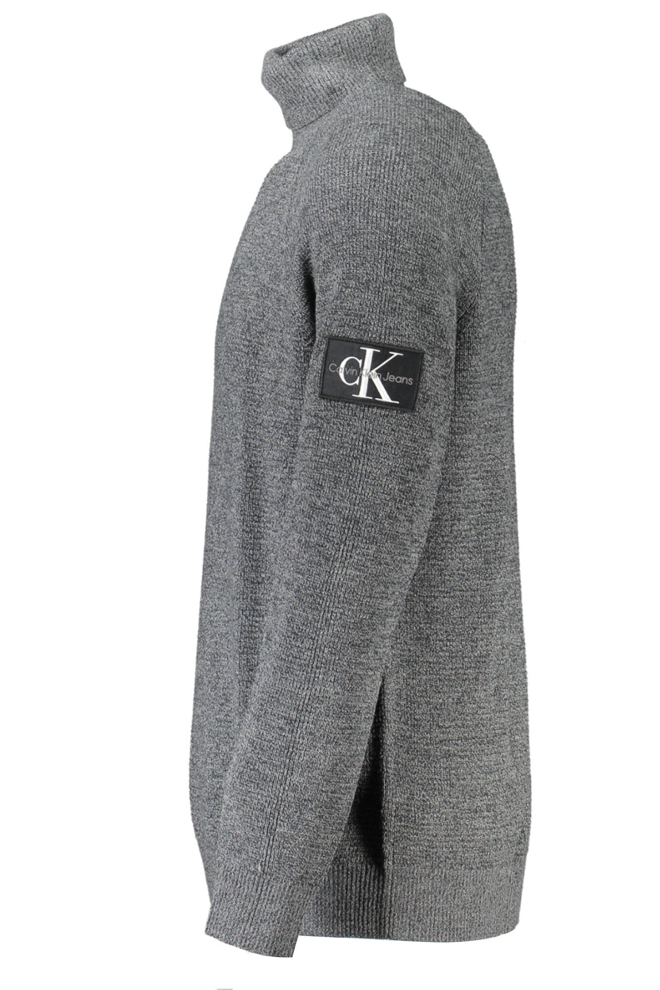 CALVIN KLEIN pilkas vyriškas megztinis CALVIN KLEIN pilkas vyriškas megztinis - Image 2