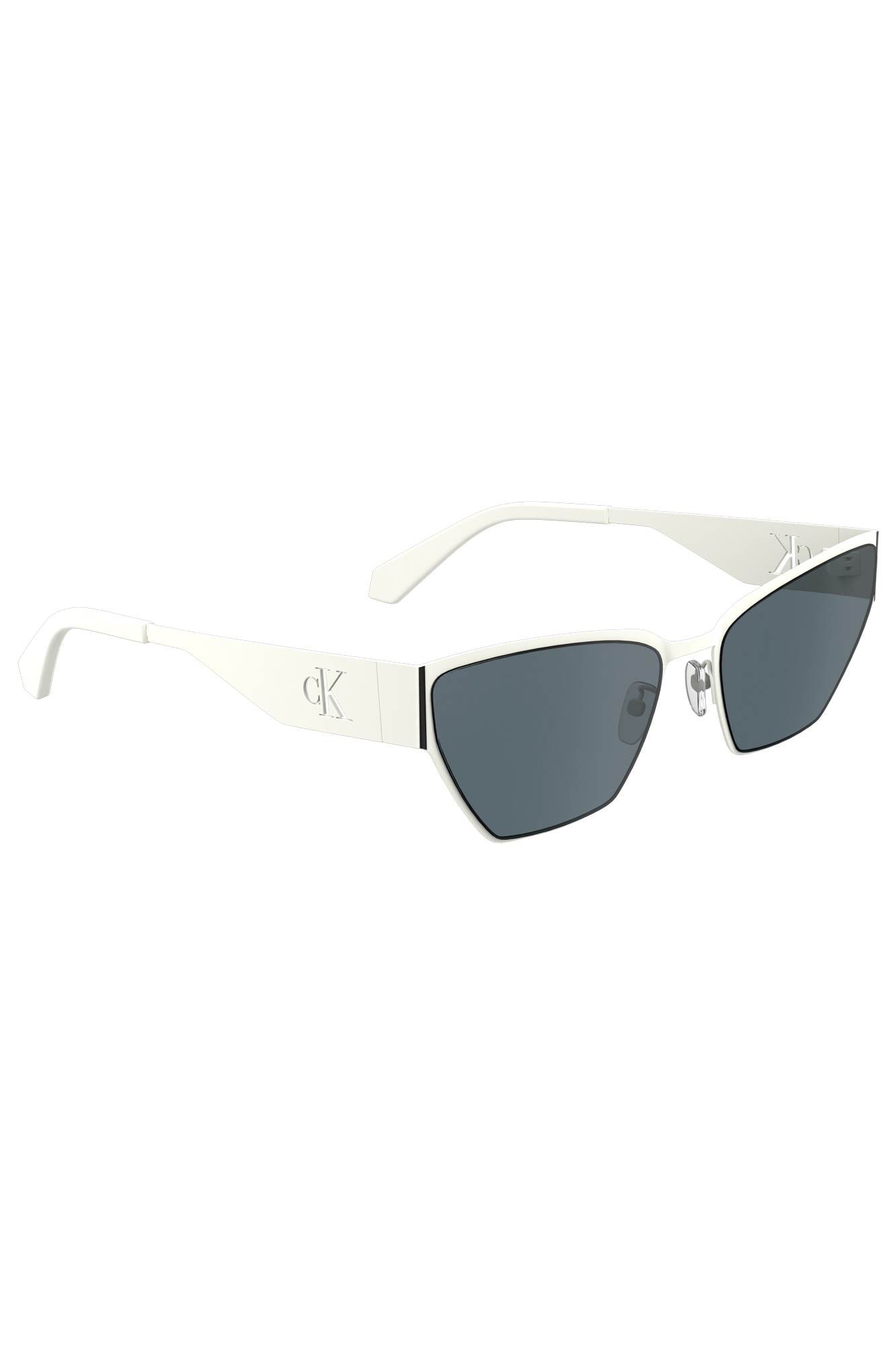 Calvin Klein balti akiniai nuo saulės Calvin Klein balti akiniai nuo saulės - Image 3