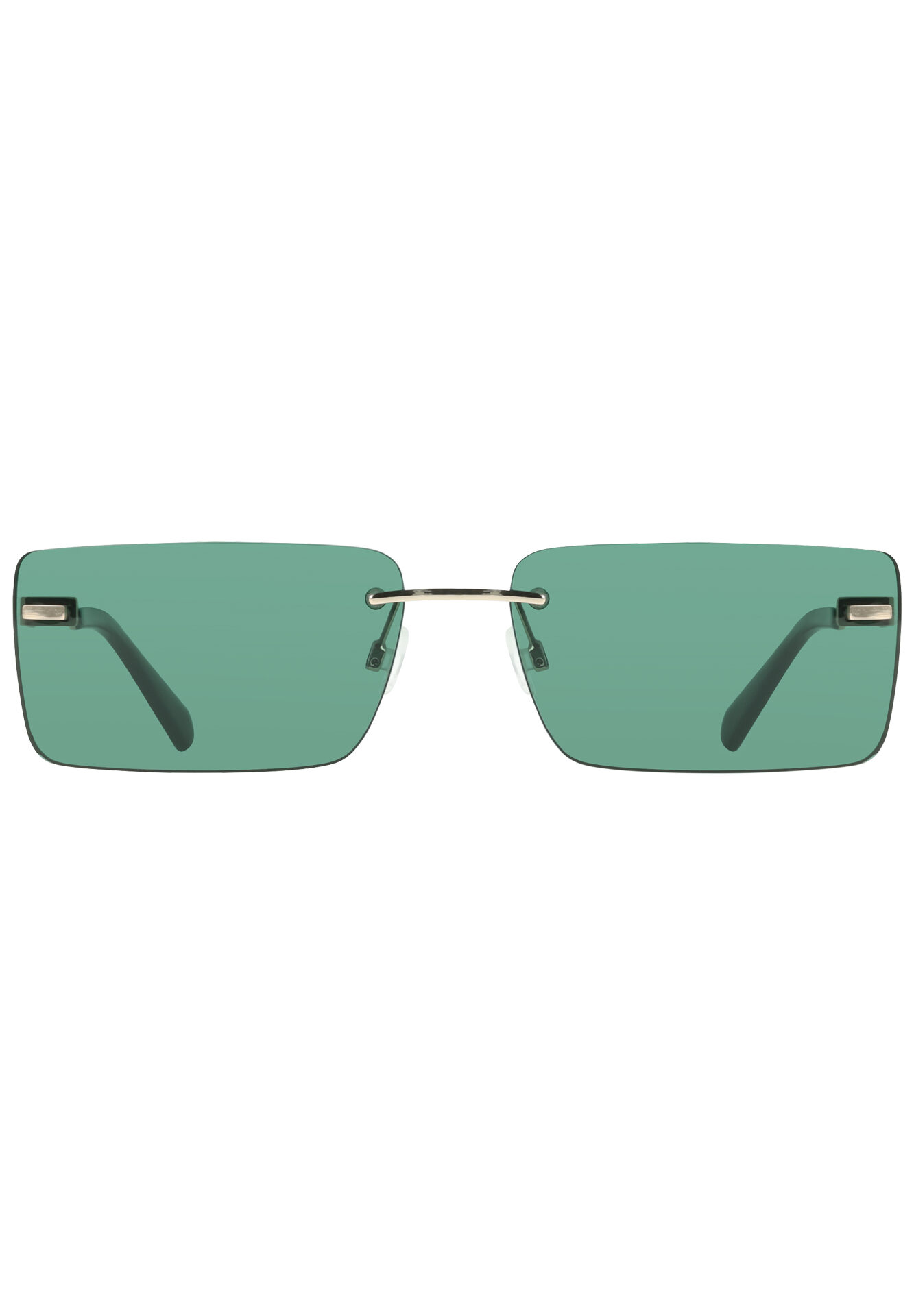 CALVIN KLEIN WOMEN'S SUNGLASSES GREEN