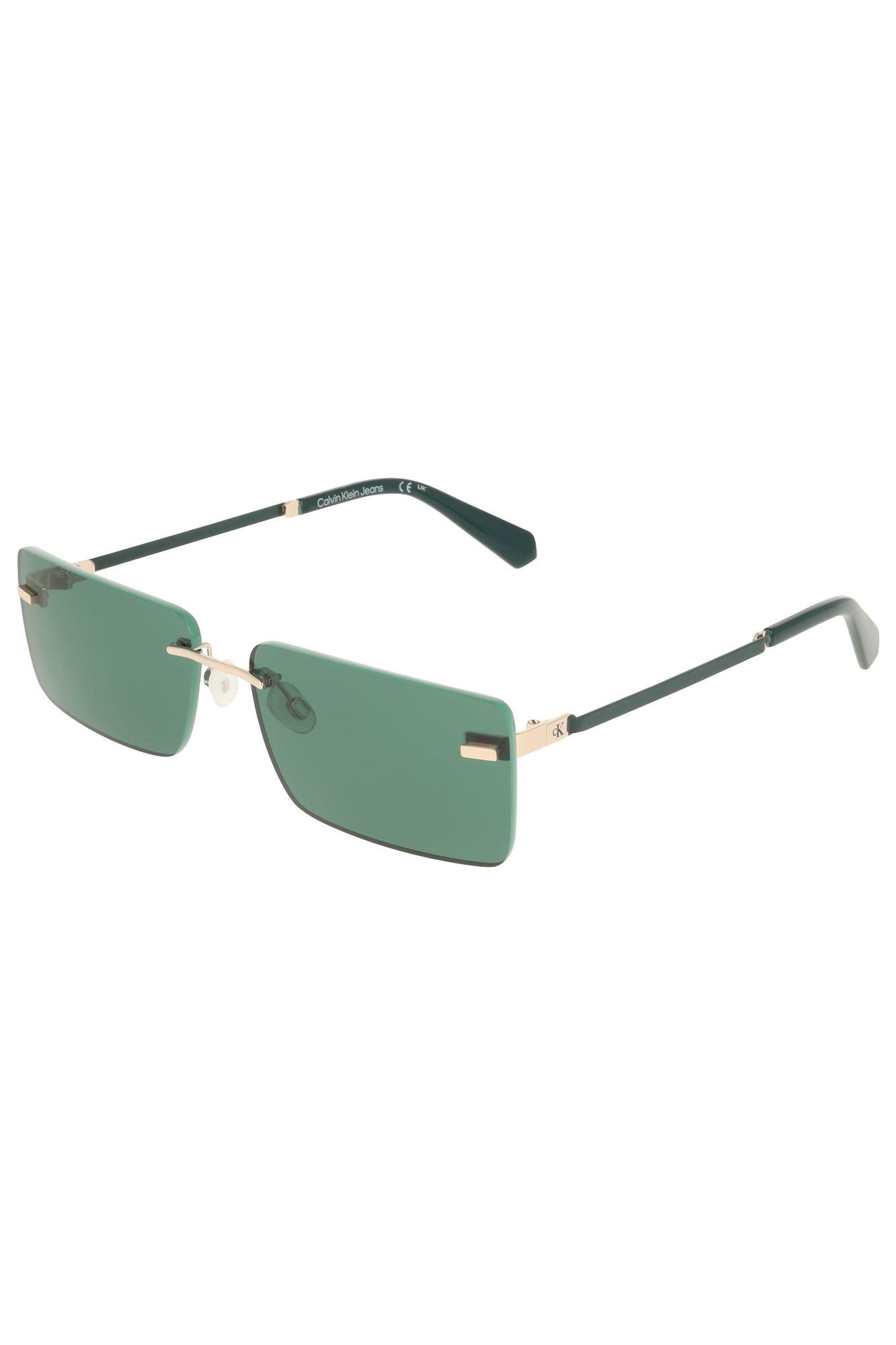 CALVIN KLEIN WOMEN'S SUNGLASSES GREEN CALVIN KLEIN WOMEN'S SUNGLASSES GREEN - Image 2