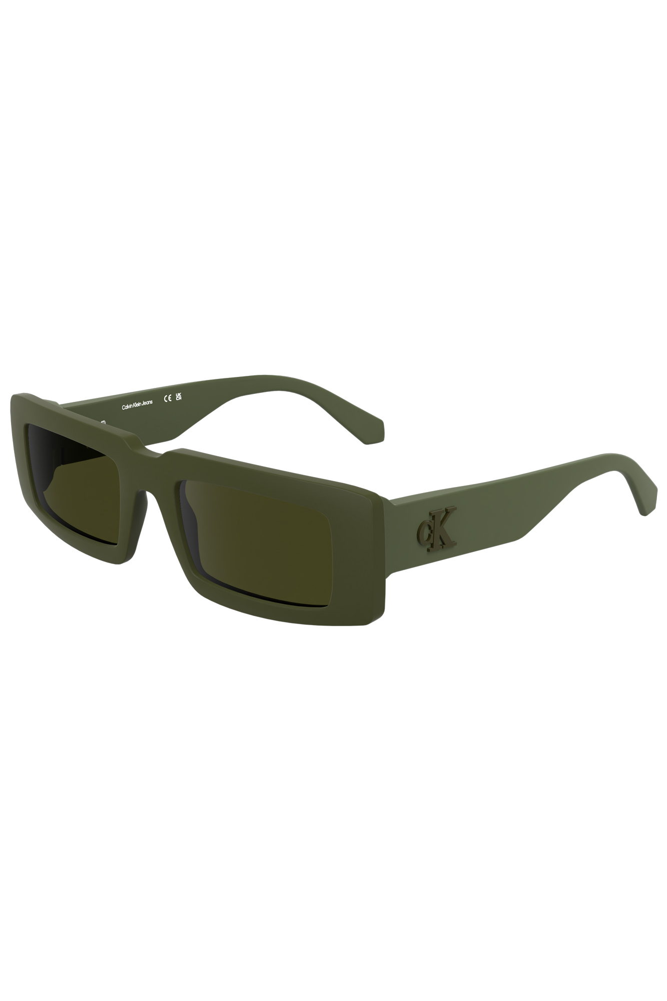 CALVIN KLEIN WOMEN'S SUNGLASSES GREEN CALVIN KLEIN WOMEN'S SUNGLASSES GREEN - Image 2