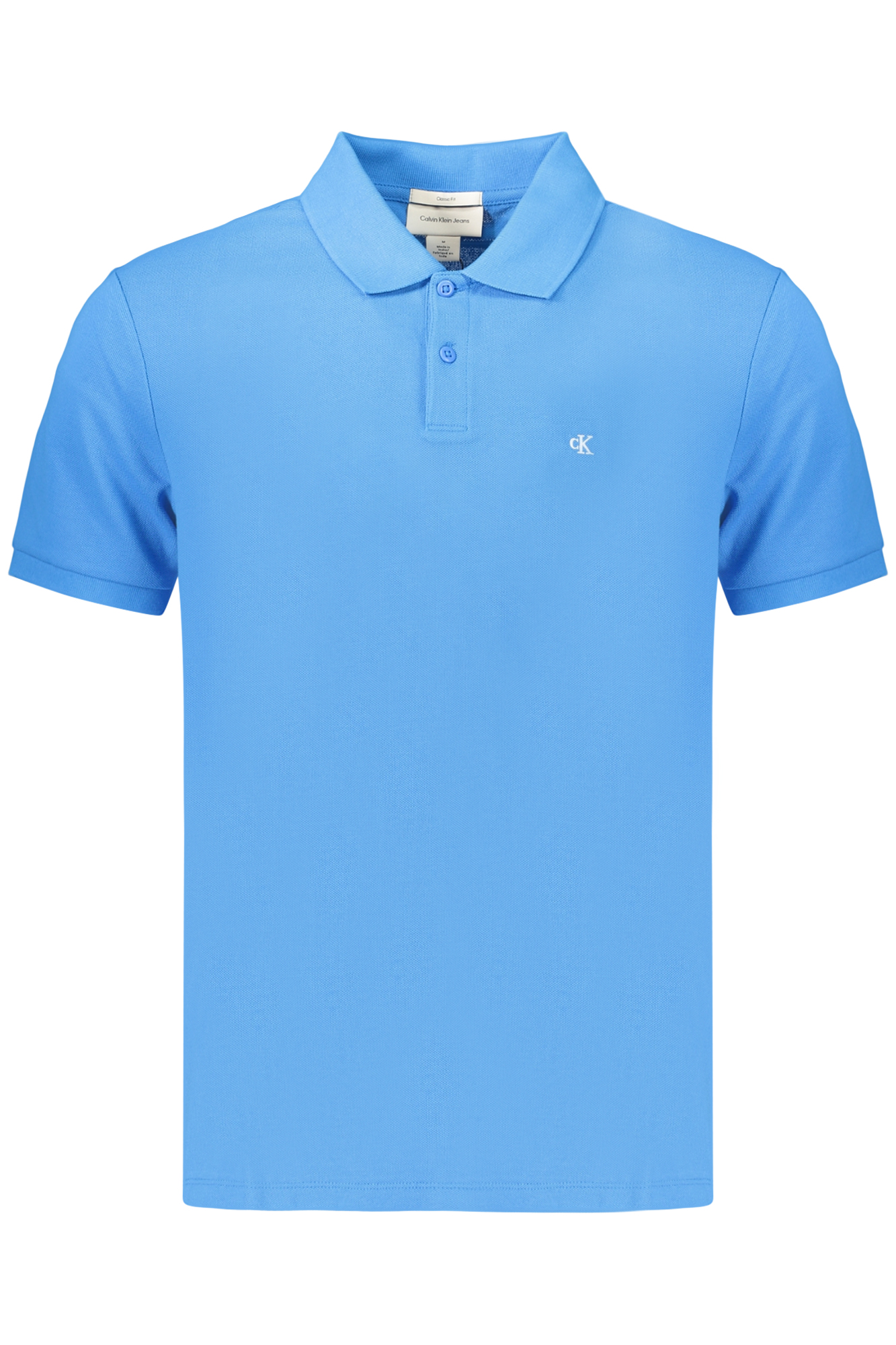 CALVIN KLEIN MEN'S SHORT-SLEEVE POLO SHIRT, BLUE CALVIN KLEIN MEN'S SHORT-SLEEVE POLO SHIRT, BLUE