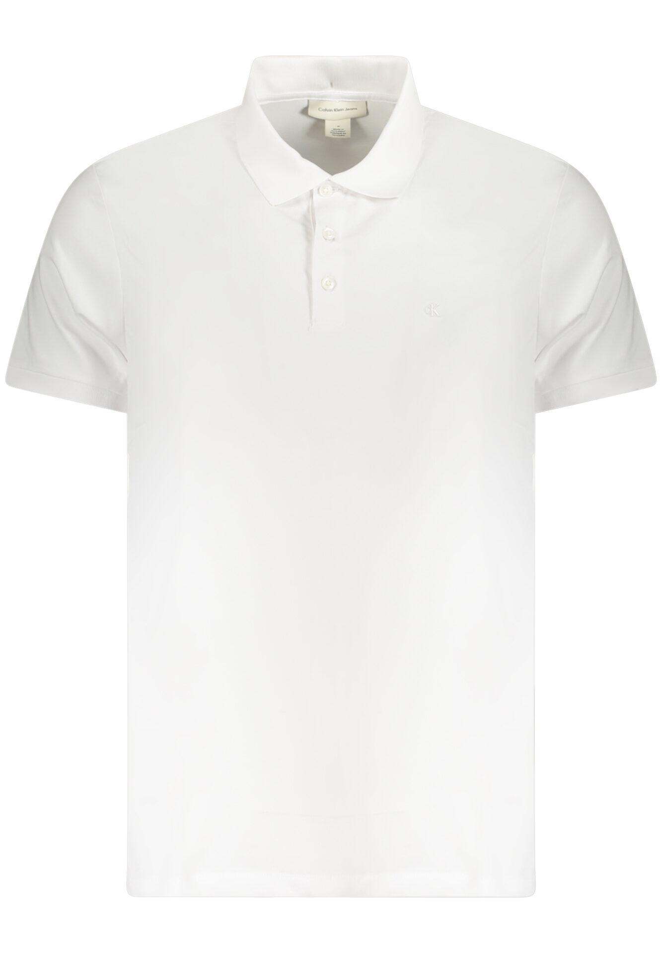 CALVIN KLEIN MEN'S SHORT SLEEVE POLO WHITE